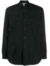 Comme Des Garçons Shirt Panelled Shirt In Black