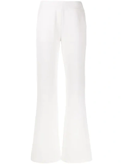 Federica Tosi High-waist Flared Trousers In White