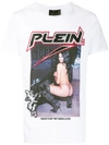 Philipp Plein Angel Graphic Print T-shirt In White