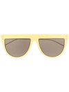 Fendi Semi-circle Sunglasses In Yellow