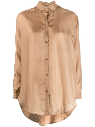 Mes Demoiselles Textured Shirt In Neutrals