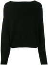 Bellerose Long Sleeved Sweater In Black
