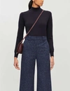 Theory Regal Wool-blend Jumper In Navy