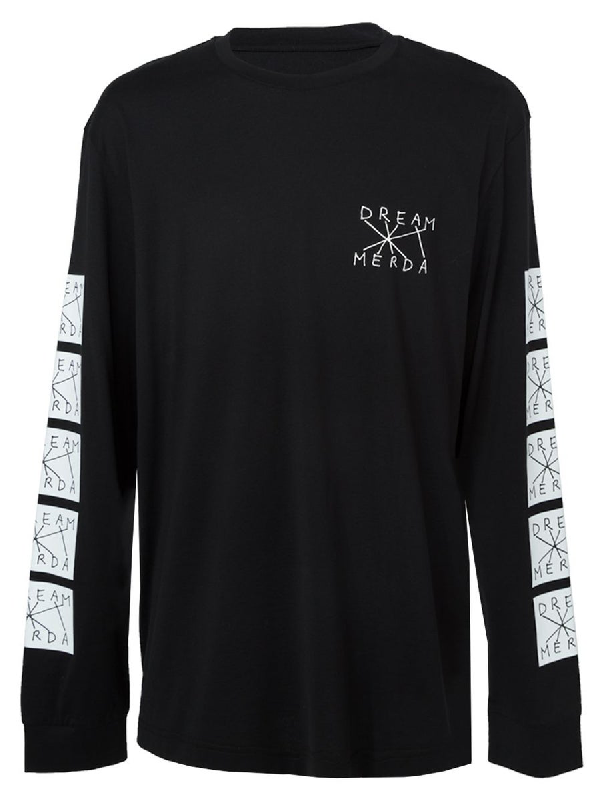 Nico Vascellari Dream Merda Long Sleeve T Shirt Black Modesens