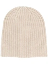 Alex Mill Ribbed Cashmere Beanie In Oatmeal