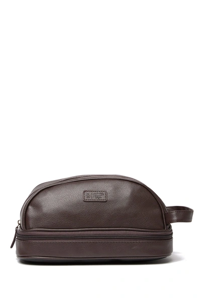 Original Penguin New Pebble Travel Bag In Brn