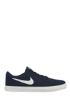 Nike Sb Check Solar Canvas Sneaker In 404 Obsidn/smtwht