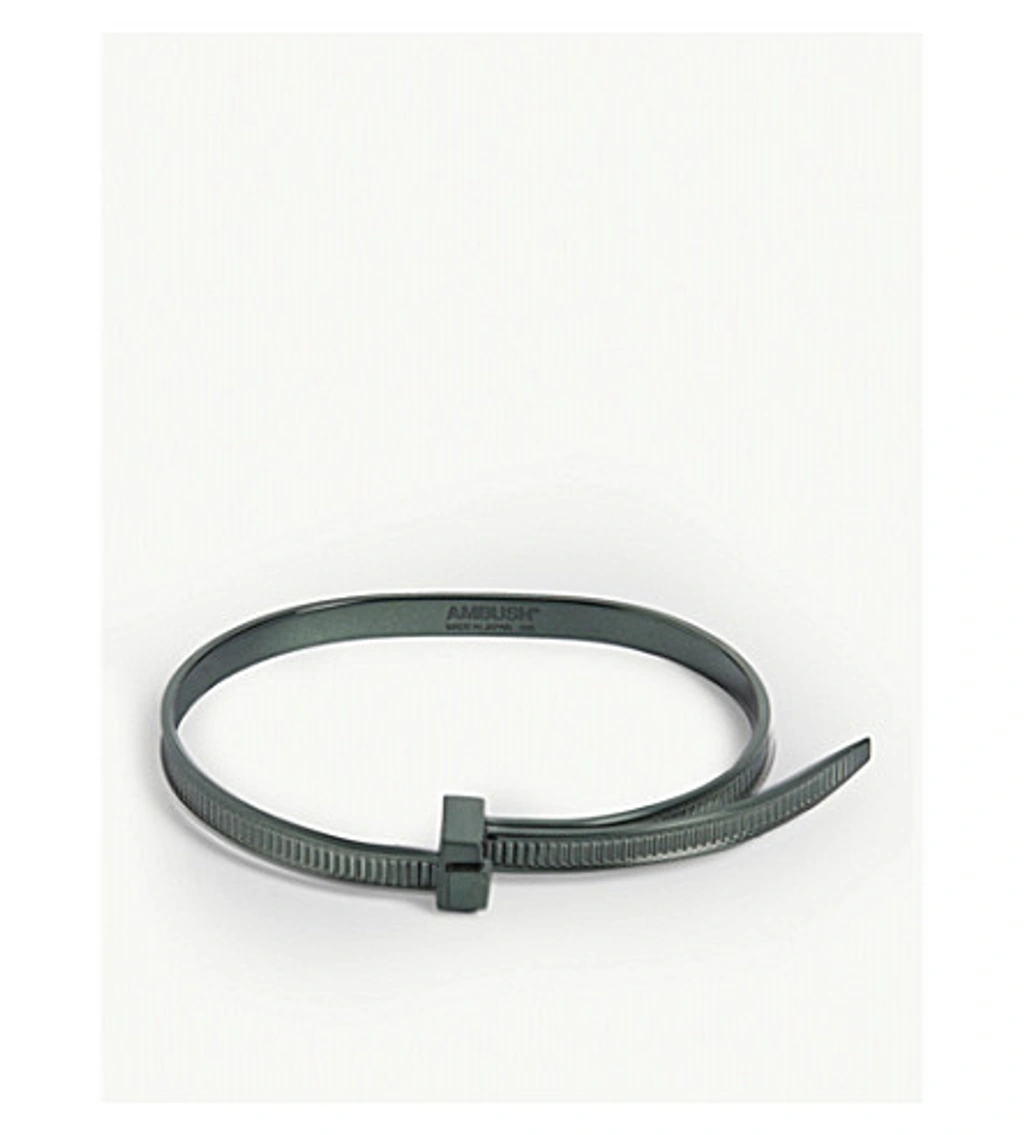 Ambush Zip-tie Bracelet In Dark Green | ModeSens