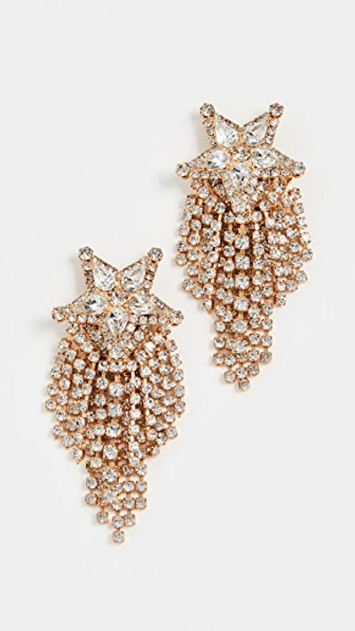 Elizabeth Cole Austen Earrings In Crystal