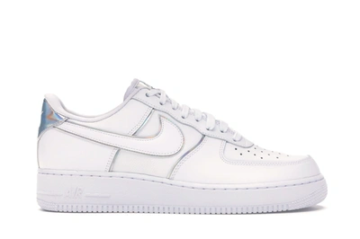 Pre-owned Nike Air Force 1 Low '07 Lv8 4 White Silver In White/white-silver