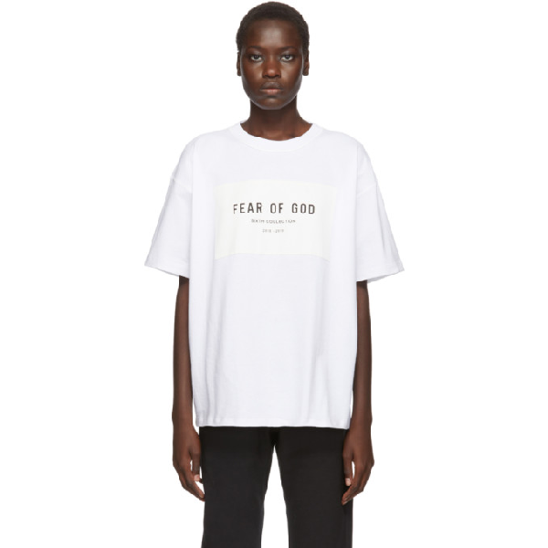 Fear Of God White Sixth Collection T-shirt | ModeSens