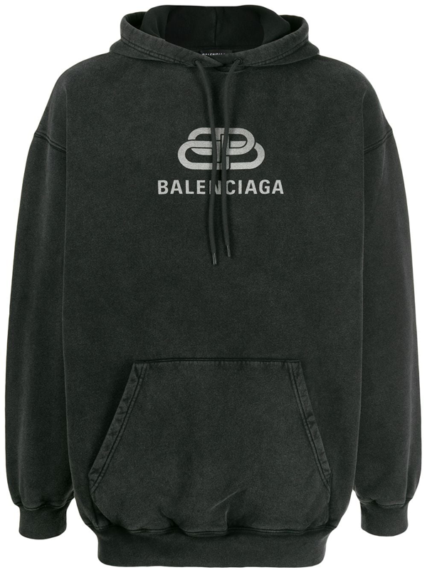 balenciaga hoodie grey online -