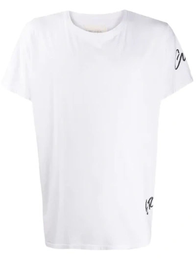 Greg Lauren T-shirt Mit Logo-print In White