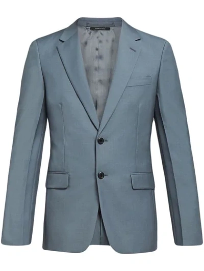 Prada Single-breasted Suit In Grey