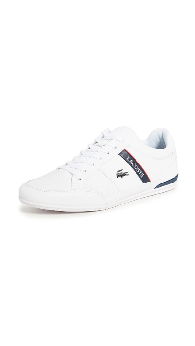 Lacoste Men's Chaymon Sneaker In White / Navy