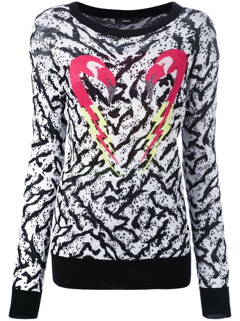 diesel flamingo sweatshirt