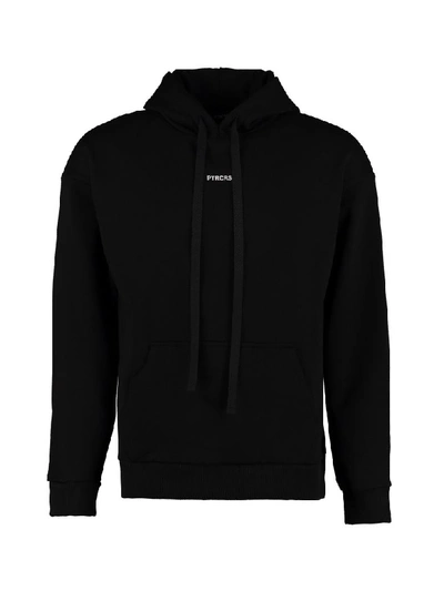 Ptrcrs By Christian Petrini Cotton Hoodie In Black