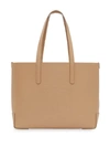 Burberry Embossed Monogram Motif Leather Tote In Neutrals