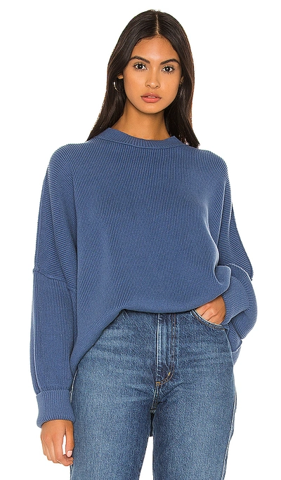 Free People Easy Street Tunic Sweater In Sky