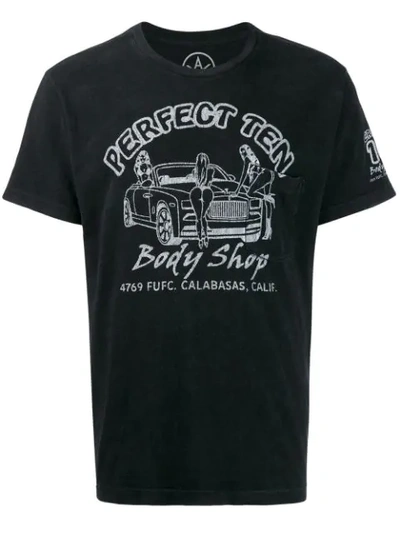 Local Authority Body Shop Print T-shirt In Black