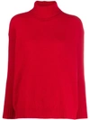 Marni Mixed-stitched Knitted Sweater In Fz755 Rosso