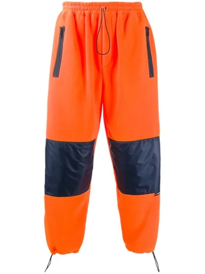 Lc23 Two Tone Track Trousers In Orangefluo
