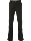 Incotex Straight Leg Trousers In Brown