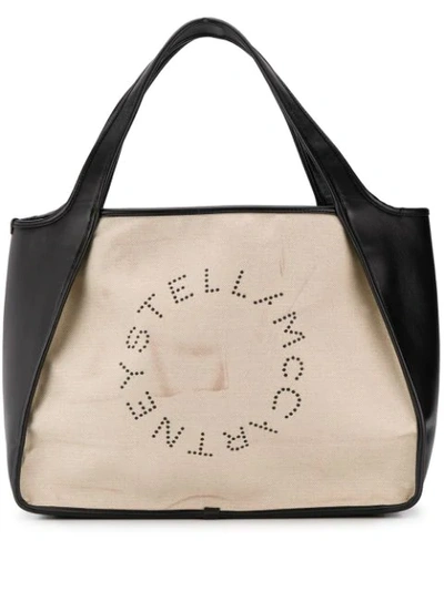 Stella Mccartney Stella Logo Tote Bag In Black