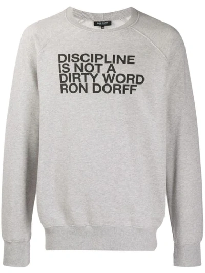 Ron Dorff 'discipline' Sweatshirt In Grey