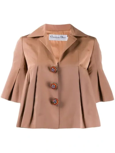 Pre-owned Dior  Swing Jacket In Brown