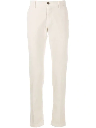 Jacob Cohen Bobbycom Corduroy Trousers In Neutrals