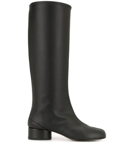 Maison Margiela Split Toe Boots In Black