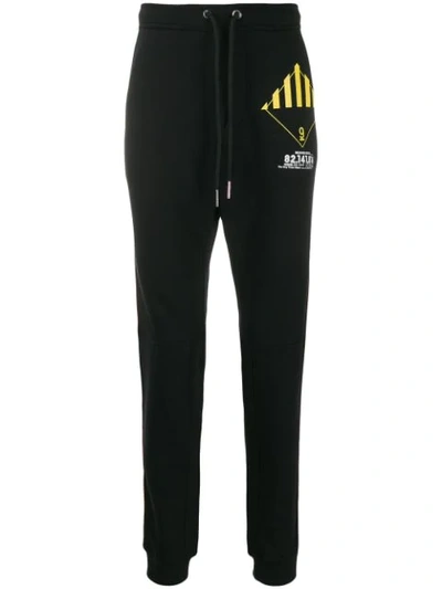 Icosae Side Panel Track Trousers In Black