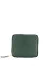 Comme Des Garçons Compact Wallet In Green