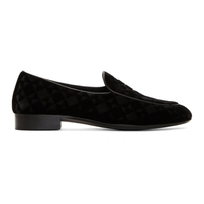 Giuseppe Zanotti Embellished Ronnie Loafers - 绿色 In Black