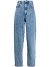 Isabel Marant Étoile High-waisted Straight Jeans In Blue