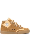 Mm6 Maison Margiela High-top Sneakers In Brown