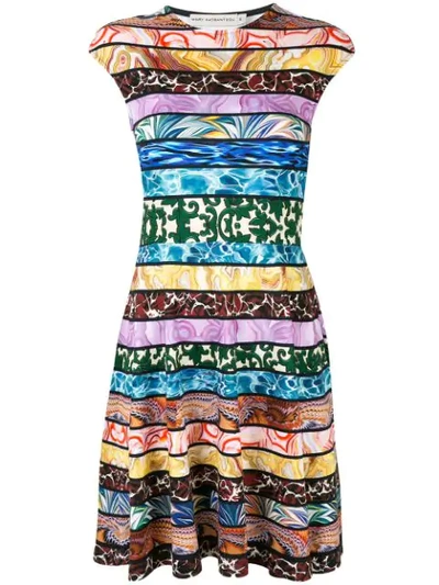 Mary Katrantzou Colour-block Mini Dress In Multicolour