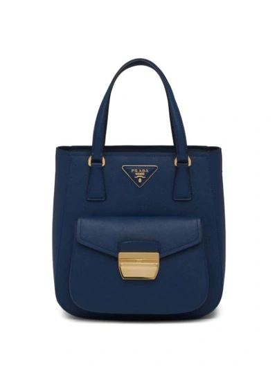 Prada Metropolis Handbag In Blue