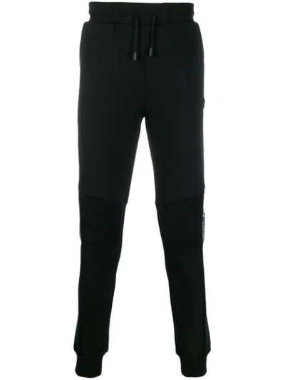 Philipp Plein Logo Plaque Sweatpants In Black