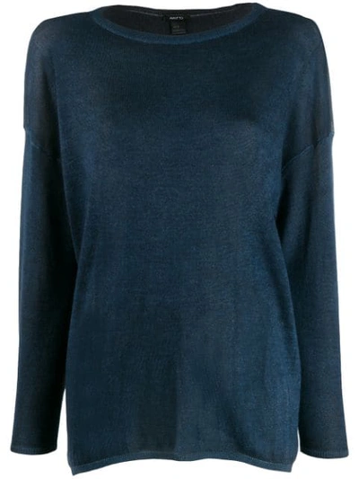 Avant Toi Lightweight Jumper In Blue