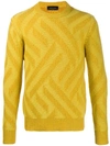 Roberto Collina Shadow Knit Jumper In 43 Giallo