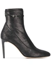 Giuseppe Zanotti Buckle Detail Boots In Black