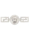 Versace Brosche Mit Medusa-motiv In Silver