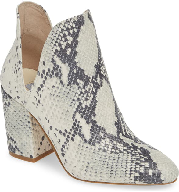 steve madden jillian snake booties