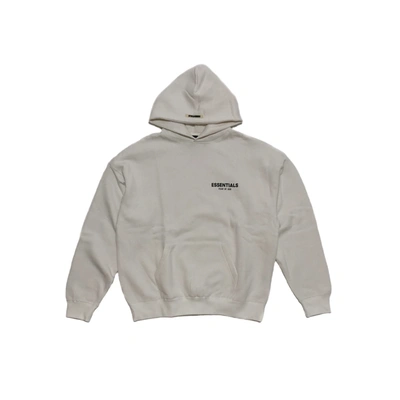 Pre-owned Fear Of God Essentials Photo Pullover Hoodie (fw19) White