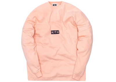 Pre-owned Kith Track Paneled L/s Tee Pink