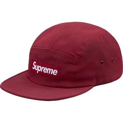 Pre-owned Supreme  Reactive Camp Cap Red