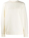 Woolrich Cotton Sweatshirt With 3d Logo In White