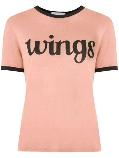 Nk Printed Linen T-shirt In Brown